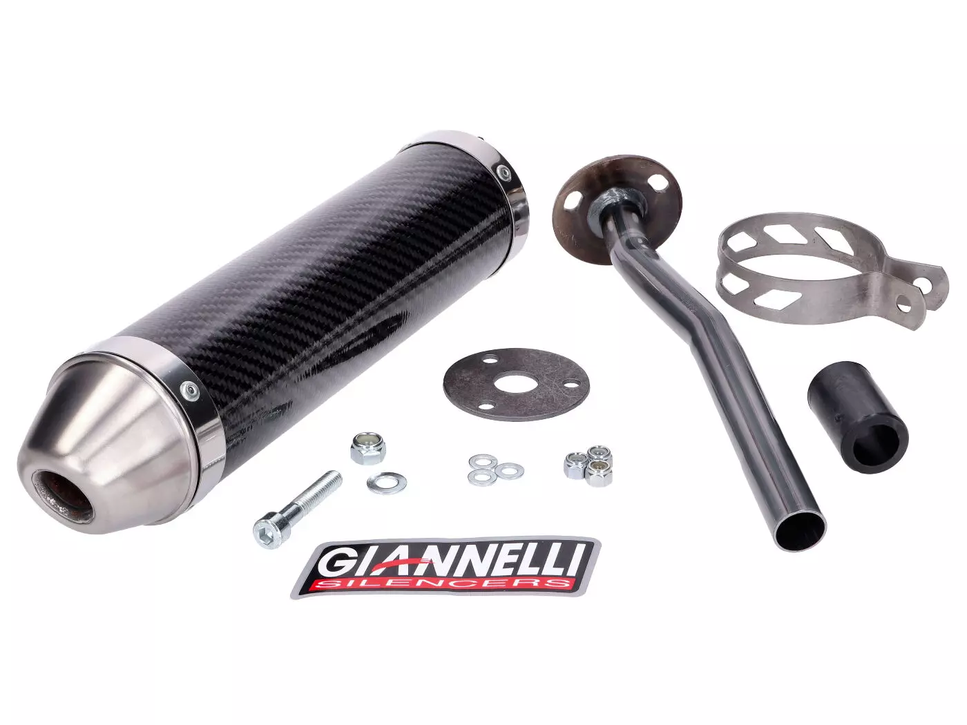 Muffler Giannelli Carbon For Yamaha DT 50 R 98-03, MBK X-Limit 98-03