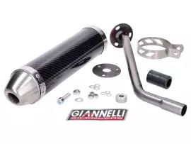 Muffler Giannelli Carbon For Beta RR 50 Enduro, Motard 12-16, Enduro 50 Factory 15-16