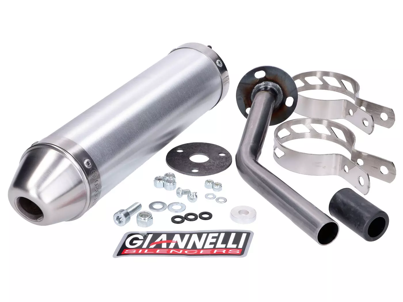 Muffler Giannelli Aluminum For Fantic Motor 50ER, 50MR