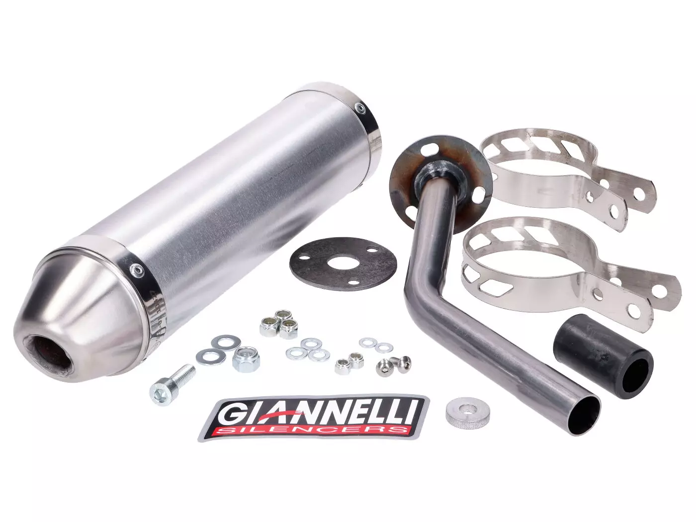 Muffler Giannelli Aluminum For Fantic Motor Enduro 50 Casa, Performance 2018