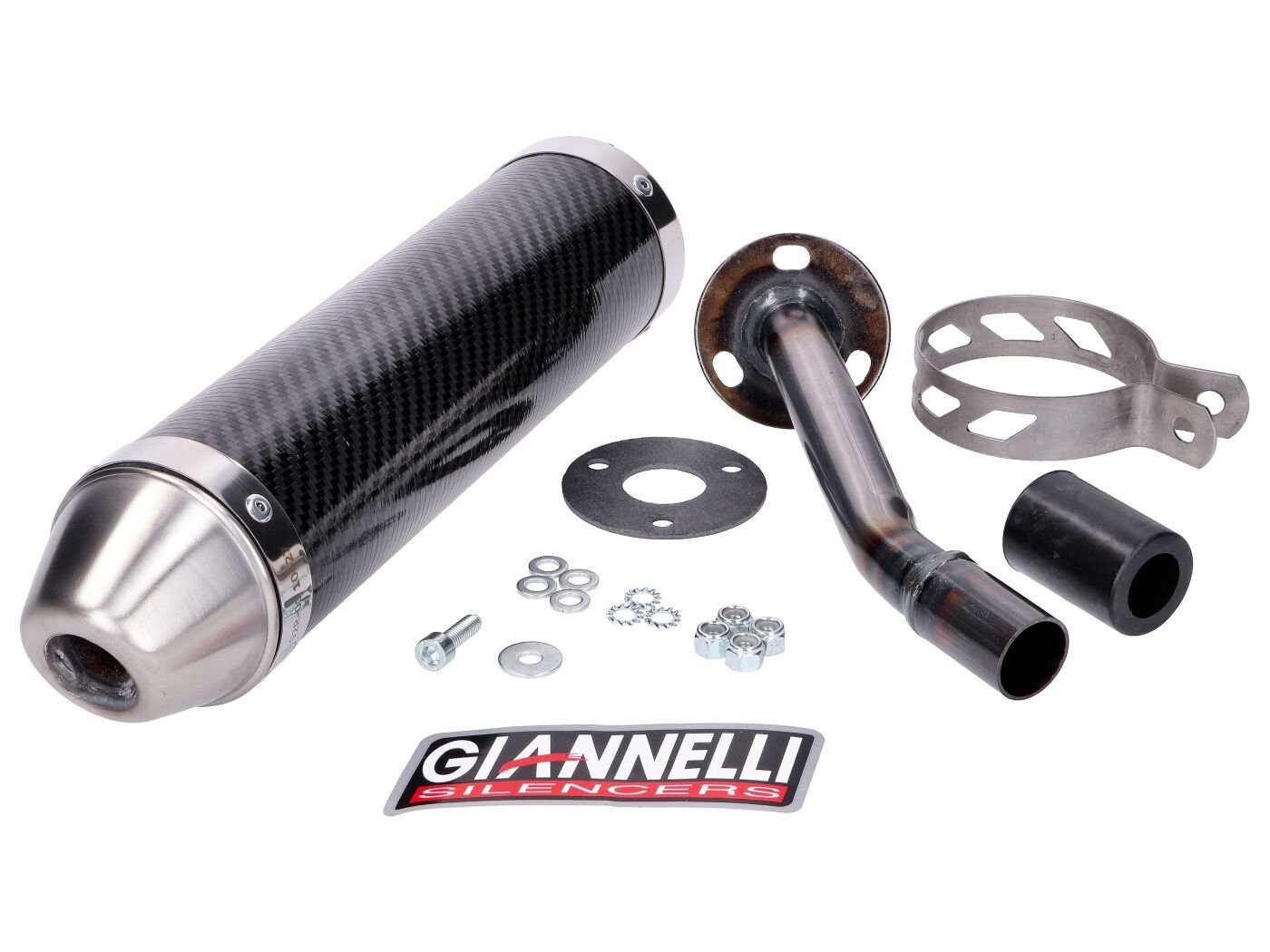 Muffler Giannelli Carbon For Vent Derapage 50, 50RR 2019-2020