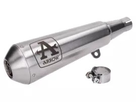 Exhaust System Arrow Pro-Race Stainless Steel Polished For Brixton BX, Felsberg 125XC, Sunray Euro4 2019
