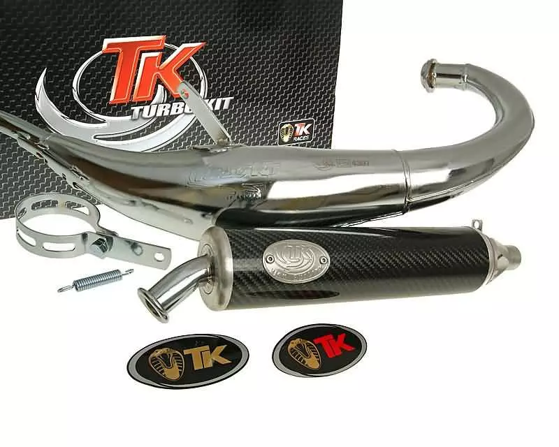 Buy now: Exhaust Turbo Kit Bajo RQ Chrome For Derbi Senda DRD (06-) Exhaust Turbo Kit Bajo RQ Chrome For Derbi Senda DRD (06-)