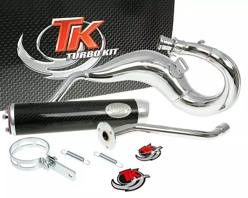 Exhaust Turbo Kit Bufanda RQ Chrome For CPI SX50, SM50