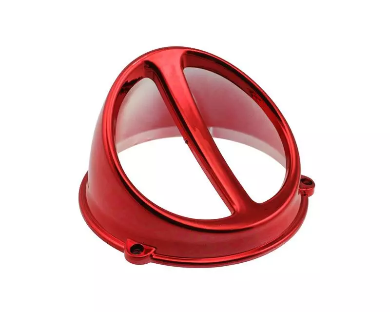 Fan Spoiler Air Scoop Chrome Red - Universal