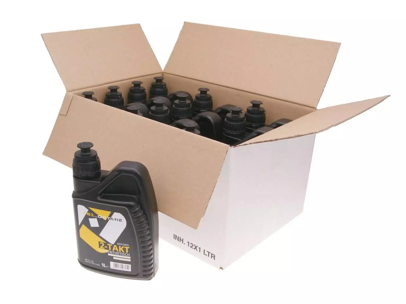 Buy now: Engine Oil / Motor Oil 101 Octane Semi-synthetic 2-stroke 12x 1 Liter Engine Oil / Motor Oil 101 Octane Semi-synthetic 2-stroke 12x 1 Liter
