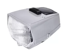 Headlight Assy Grey W/ Switch For Moped