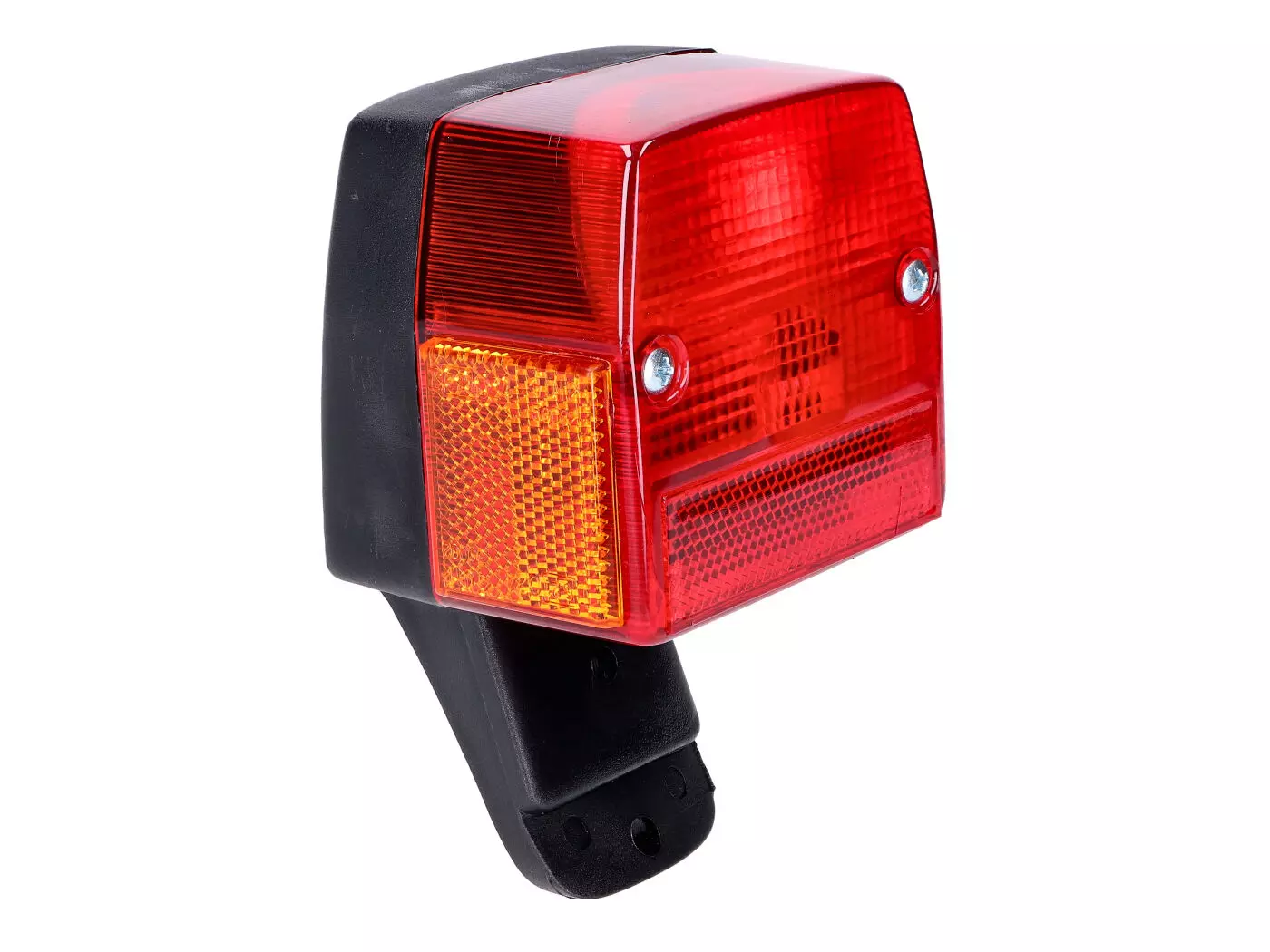 Tail Light Assy Universal Red W/ Side Reflector For Puch, Kreidler, Zündapp Moped