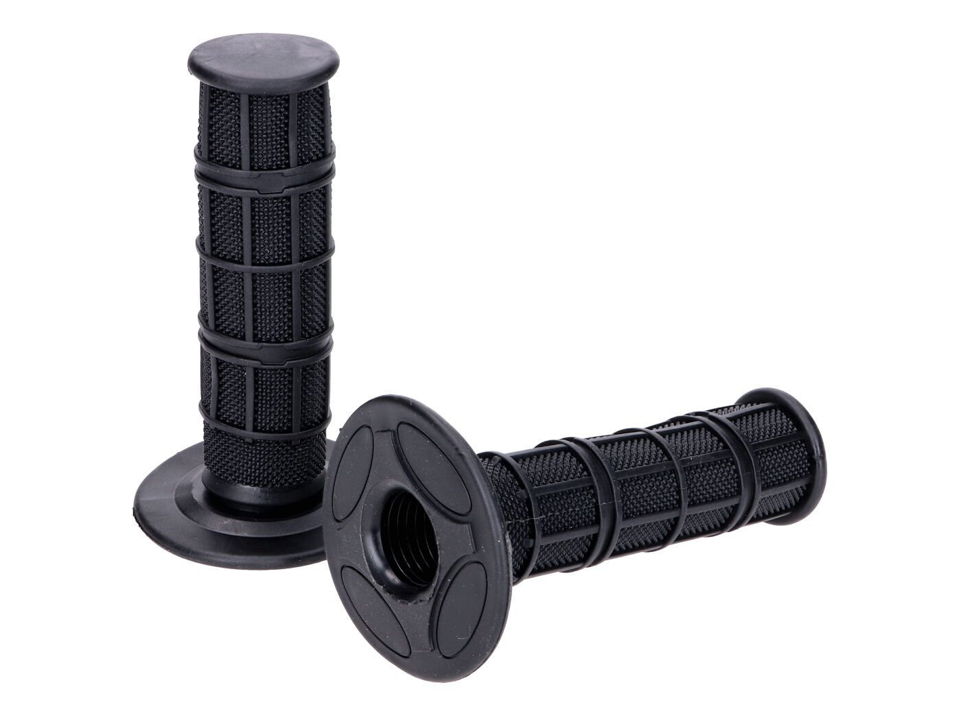 Grips Set Off-Road Waffle Black 22mm Universal
