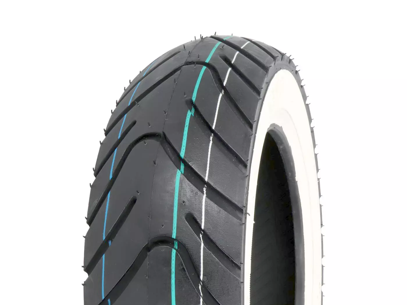 Tire Kenda K413 100/80-10 52J TL Whitewall / White Sidewall