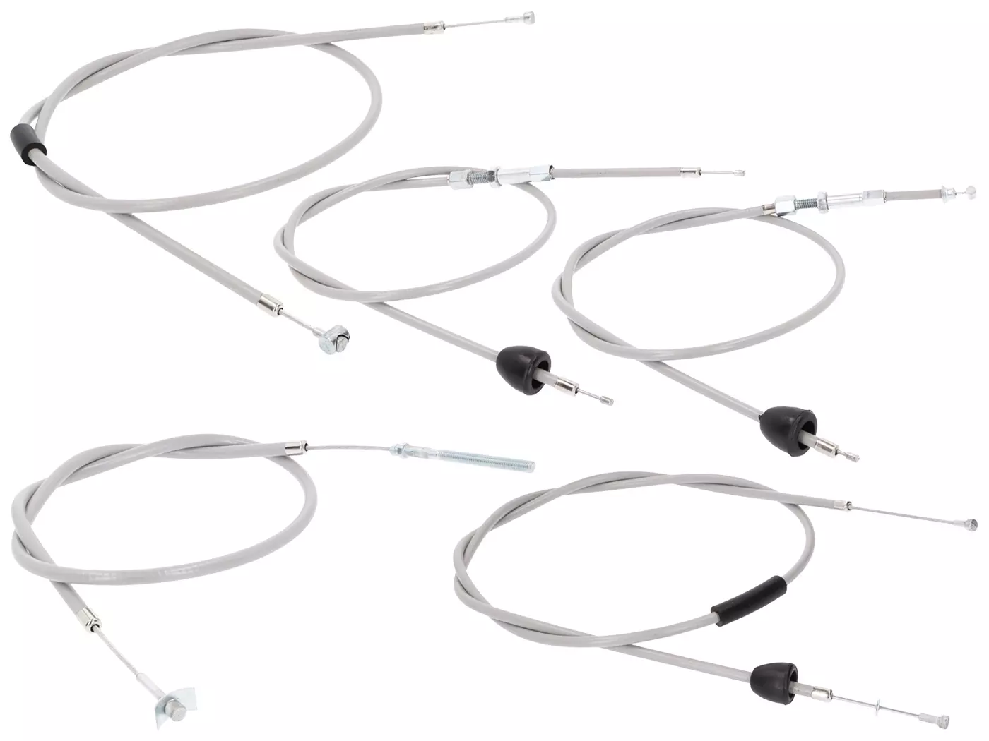 Bowden Cable Set Grey For Simson Schwalbe KR51/1 (1975-)