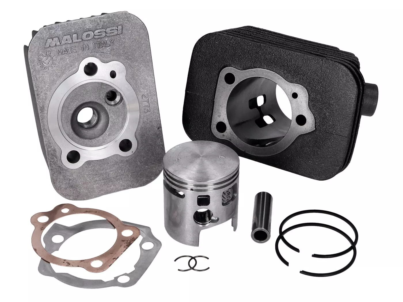 Buy now: Cylinder Kit Malossi Sport 73cc 12mm Piston Pin For Piaggio, Vespa Ciao, PX50 Cylinder Kit Malossi Sport 73cc 12mm Piston Pin For Piaggio, Vespa Ciao, PX50