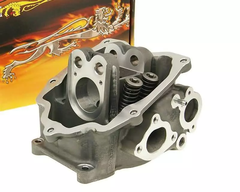 Cylinder Head Malossi Maxi 4V H2O For Piaggio 125-300cc 4-stroke LC