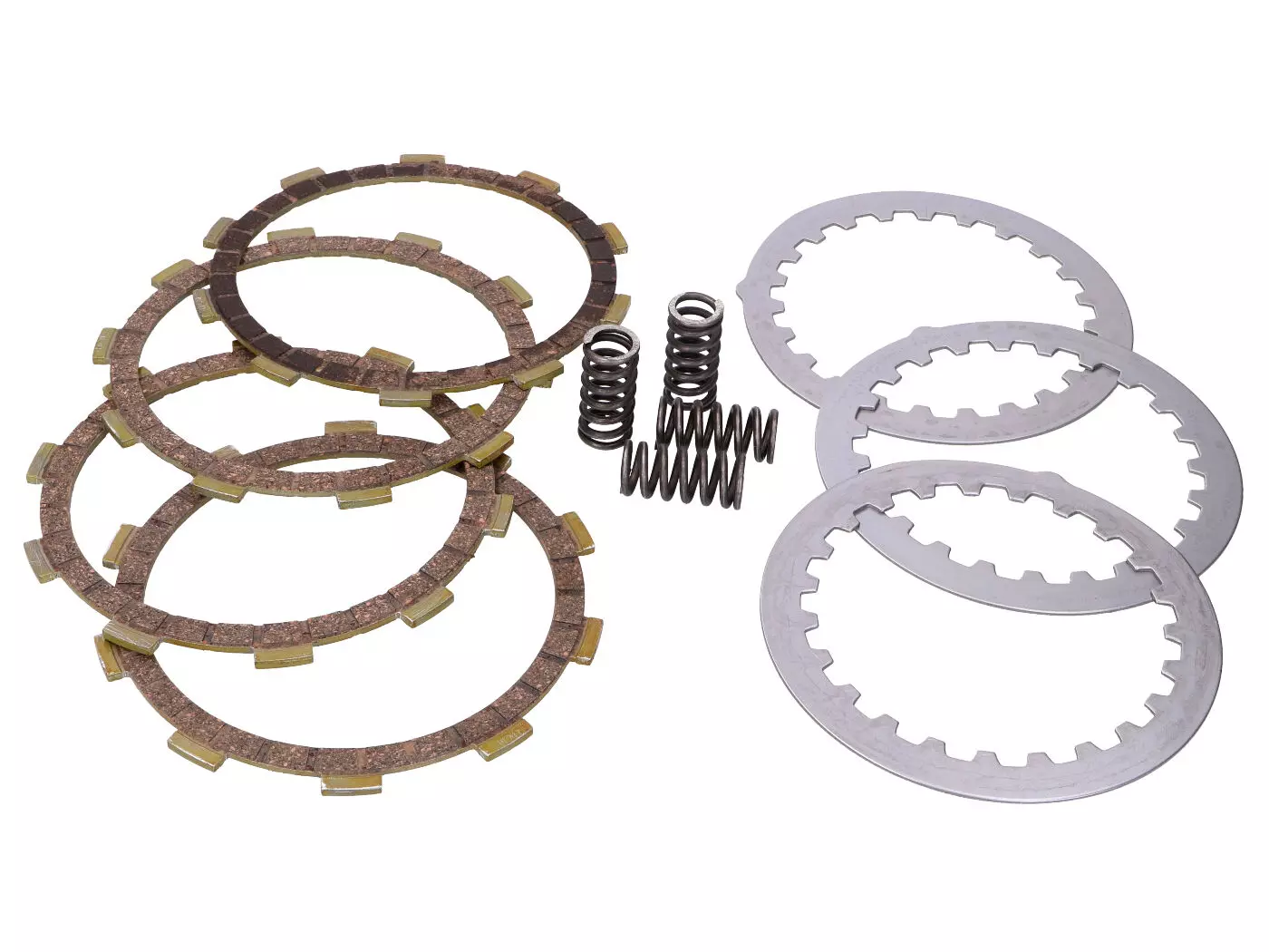 Clutch Plate Kit Malossi 4-disc Clutch For Minarelli AM, Generic, KSR-Moto, Keeway, Motobi, Ride, 1E40MA, 1E40MB