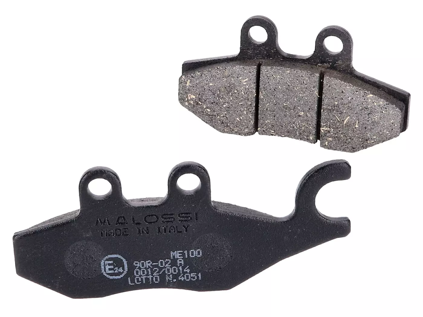 Brake Pads Malossi Organic For Aprilia, Derbi, Gilera, Piaggio, Vespa