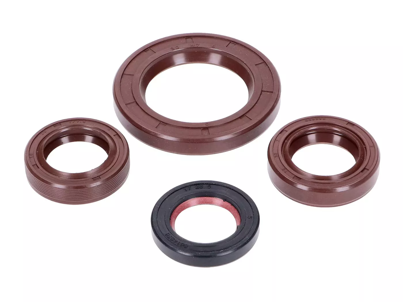 Buy now: Oil Seal Set Malossi FKM For Aprilia, Gilera, Piaggio, Vespa 50cc 2-stroke AC, LC Oil Seal Set Malossi FKM For Aprilia, Gilera, Piaggio, Vespa 50cc 2-stroke AC, LC
