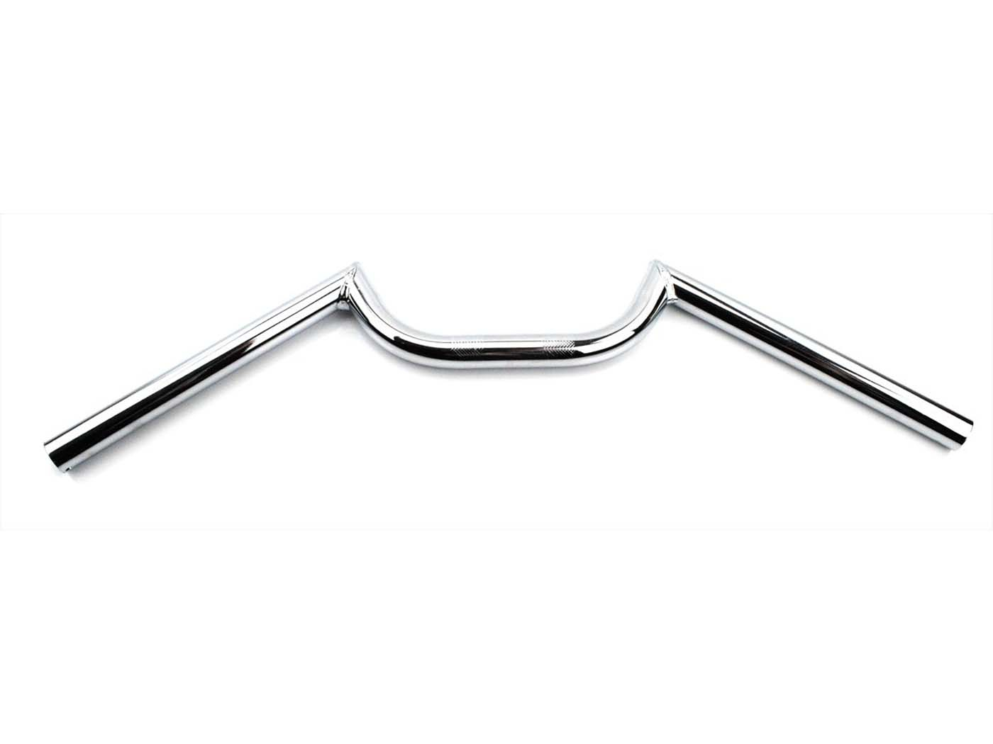 Handlebar Chrome 560mm 80mm Flat For Zündapp KS, GTS, CS, Z, Kreidler Florett, Flory, Hercules Prima, M, MK, K, Puch Maxi, Monza, X, Simson S, SR, DKW, KTM, Rixe, Sachs Mopa, Moped