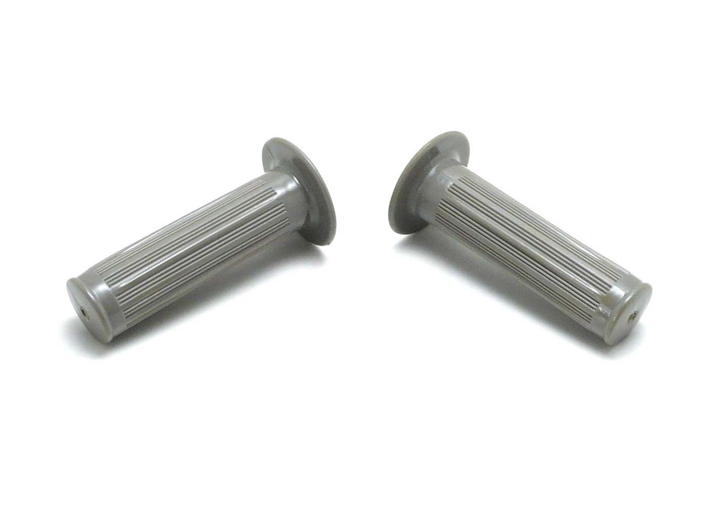 Grey Plastic Handle Set For Zündapp M 50, 25 Bergsteiger, Kreidler Flory MF, Hercules M, 220, 221, 222, P 1, MP 2, 4, Prima Mofa, Moped