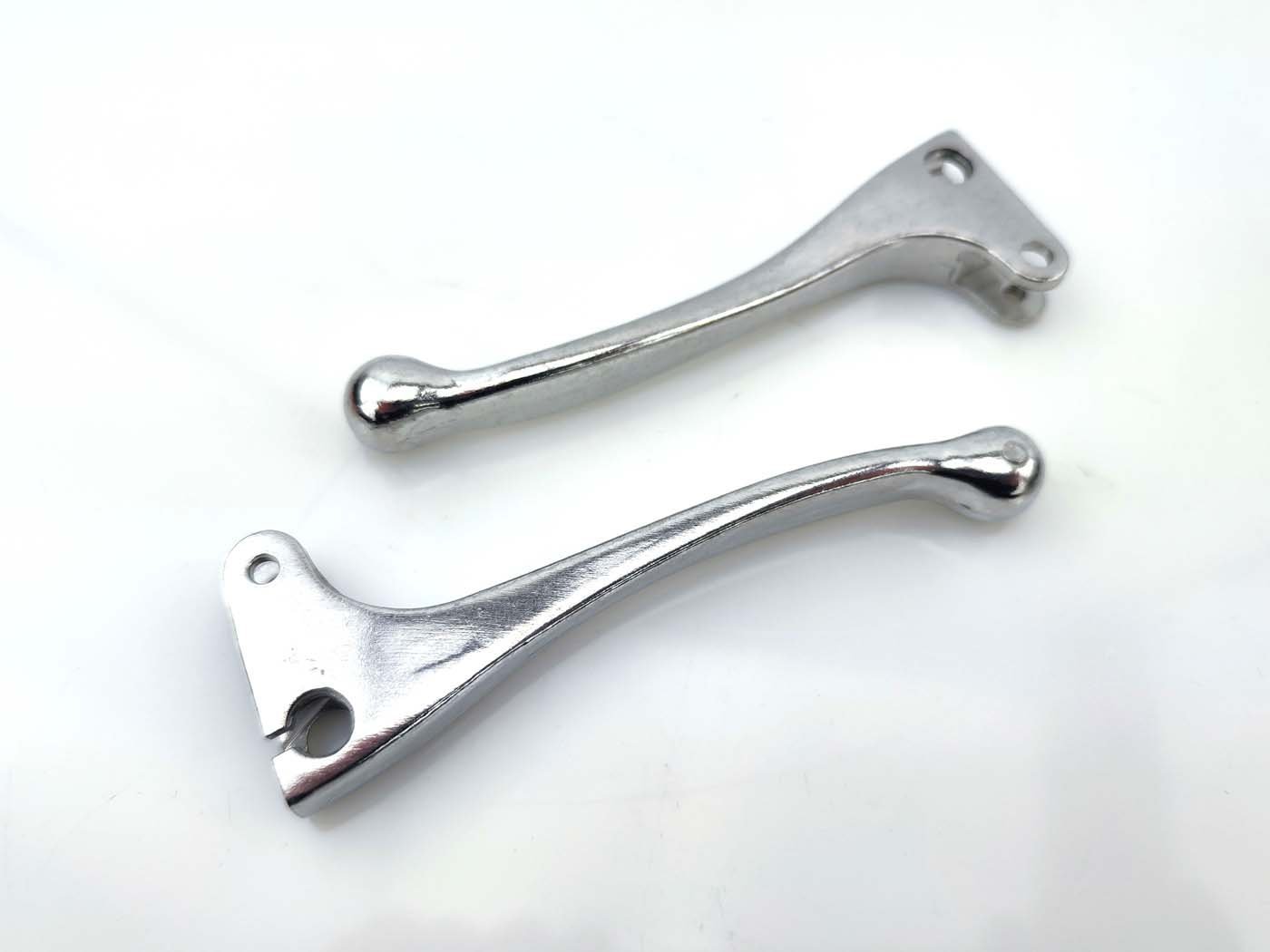 Brake Lever And Clutch Lever Aluminum Silver For Puch Maxi, Hercules, Zündapp, Kreidler, DKW, KTM, Honda Camino, Tomos