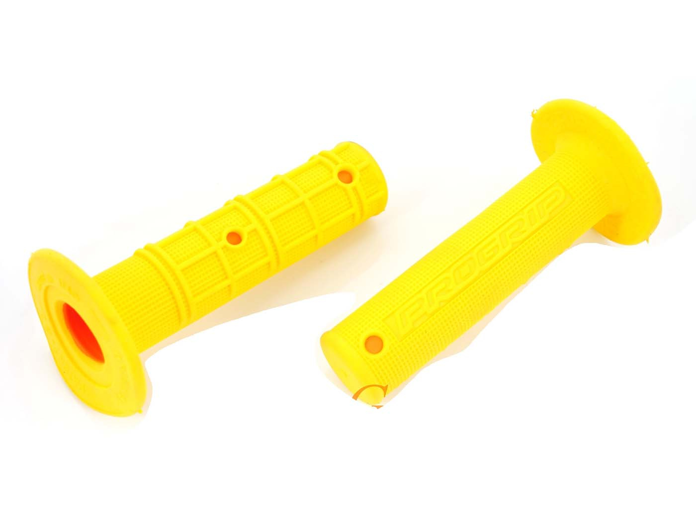 Grips Throttle/Fixed Grip Gel Grip Yellow For Moped Enduro