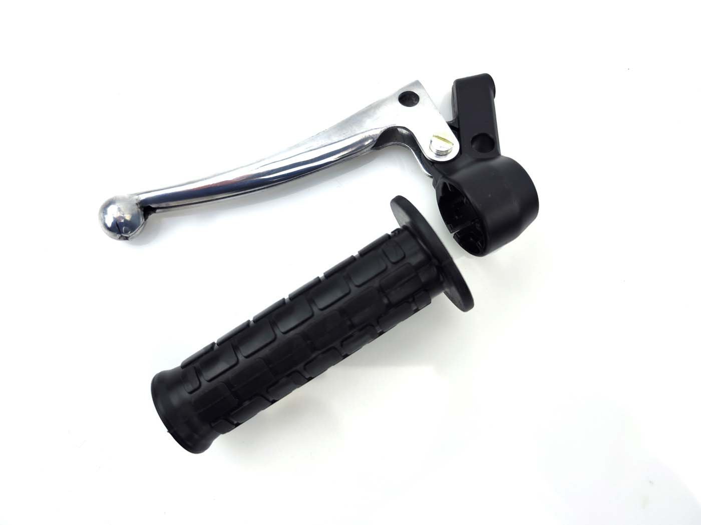 Clutch Lever Polished Aluminum With Black Joint For Zündapp, Kreidler, Hercules, Puch, Miele, DKW, NSU, KTM
