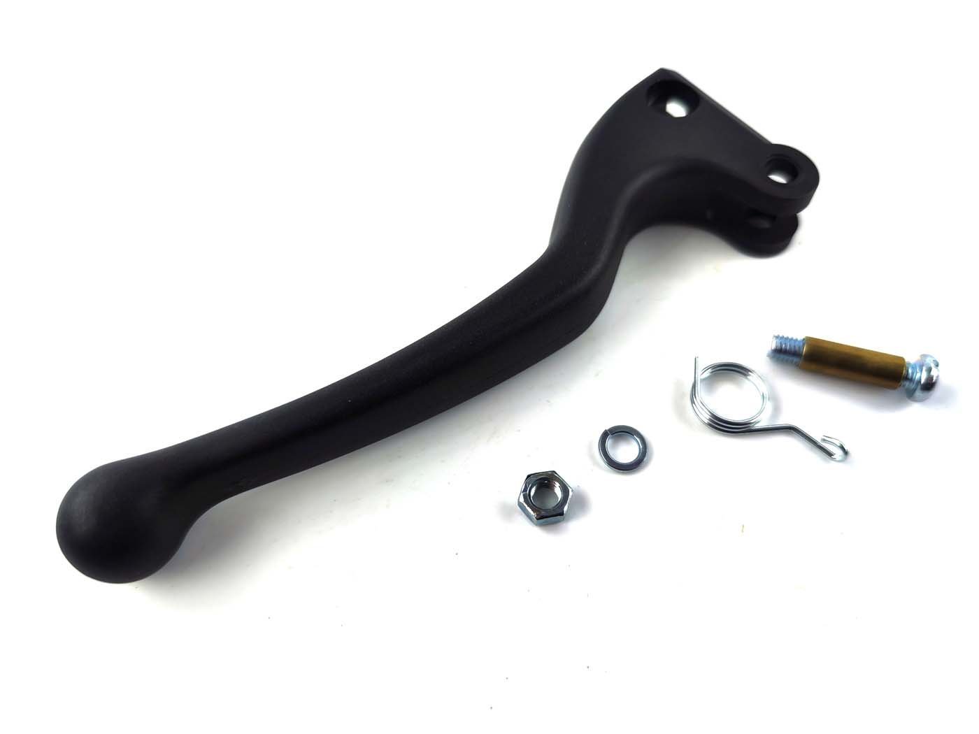Lever Magura Plastic Black With Spring And Mounting Material For Hercules, Puch, DKW, Zündapp, Kreidler, KTM