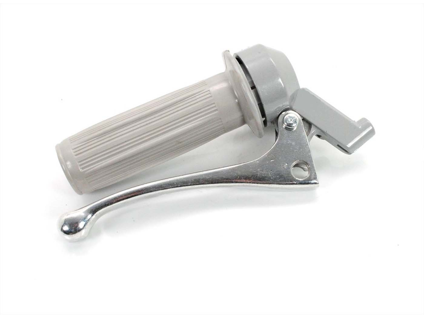 Throttle Grip Fitting Aluminum Grey 22mm 105mm 26mm For Zündapp, Kreidler, Hercules, Puch, DKW, KTM, Moped, Moped, Mokick