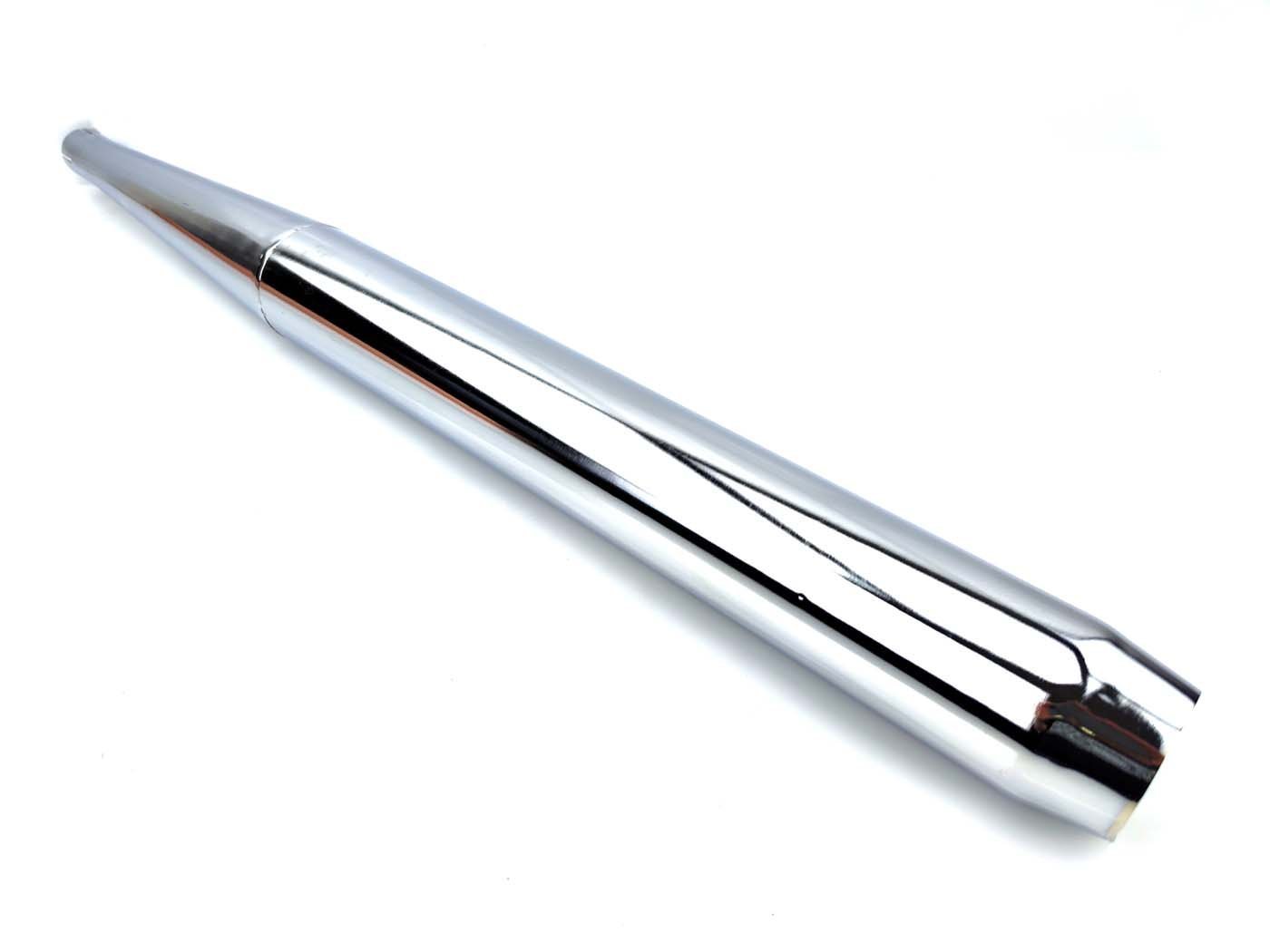 Exhaust Jamarcol Chrome 32mm Connection 70mm Diameter 770mm Length For Zündapp CS, C, GTS, KS, Kreidler, Hercules, Puch