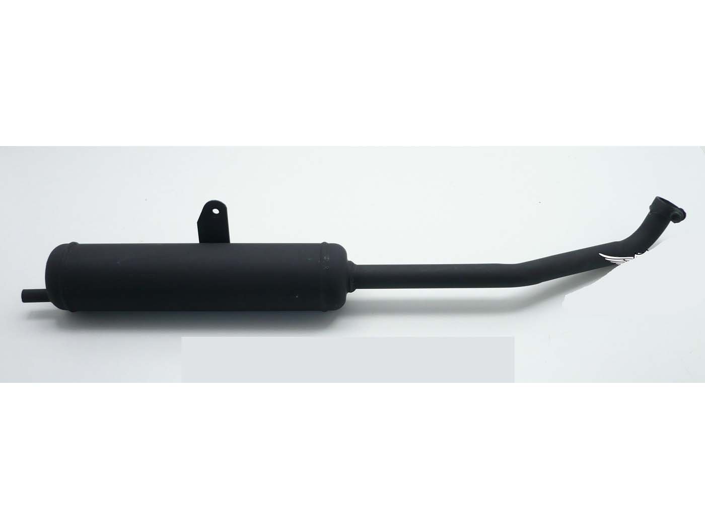 Exhaust Sito Black 22mm For Piaggio SI, KS, FL2, BOOS, SI Moped