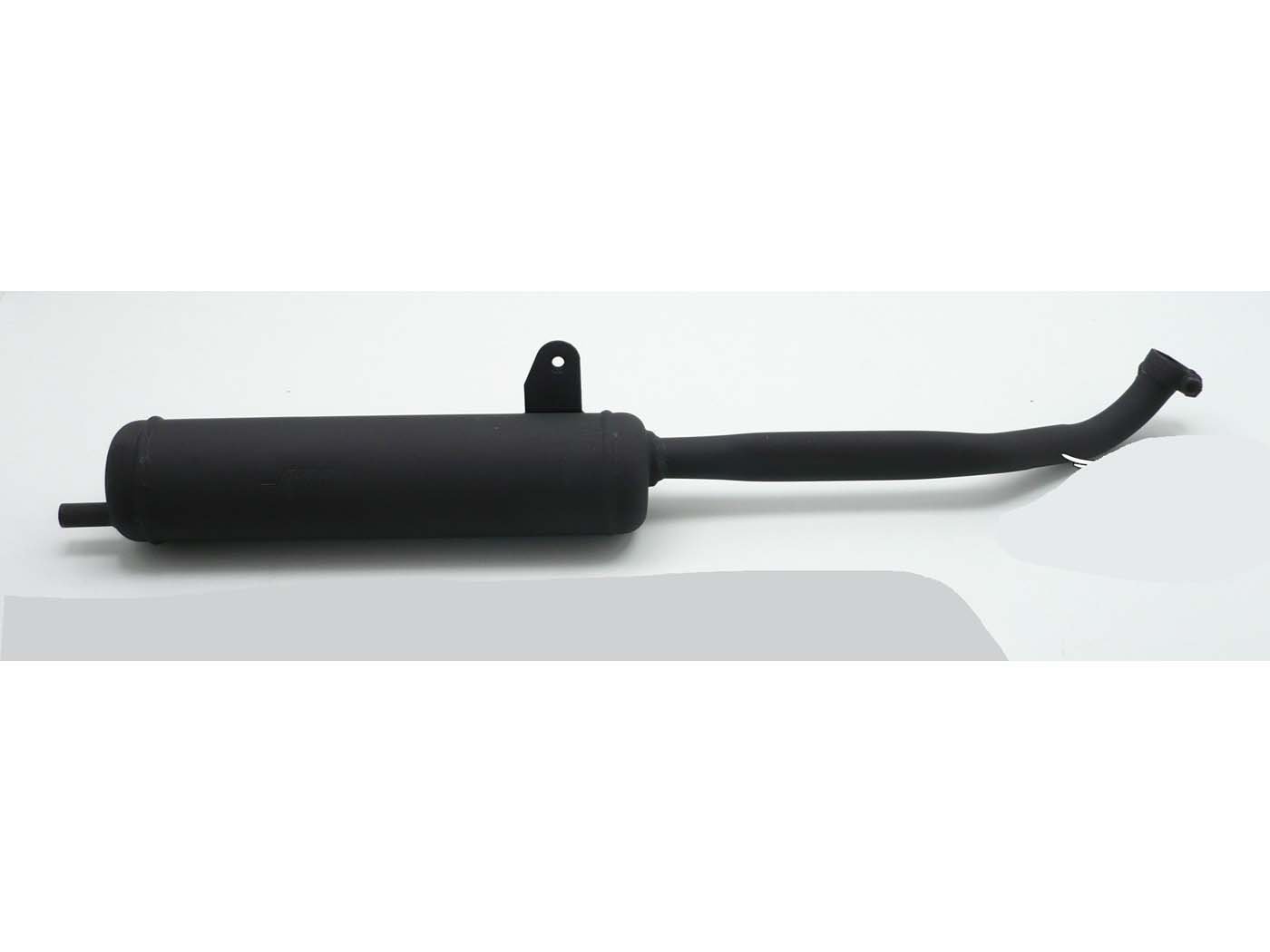 Exhaust Sito Black 22mm For Piaggio Ciao, P, PX, FL