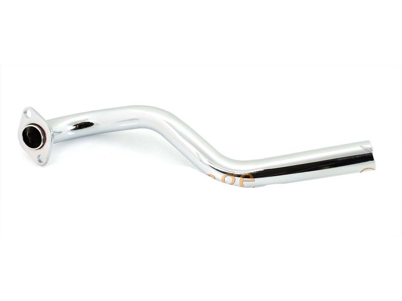Flange Manifold 26mm Cylinder Connection 28mm Exhaust Connection Left Chrome For Hercules, Prima