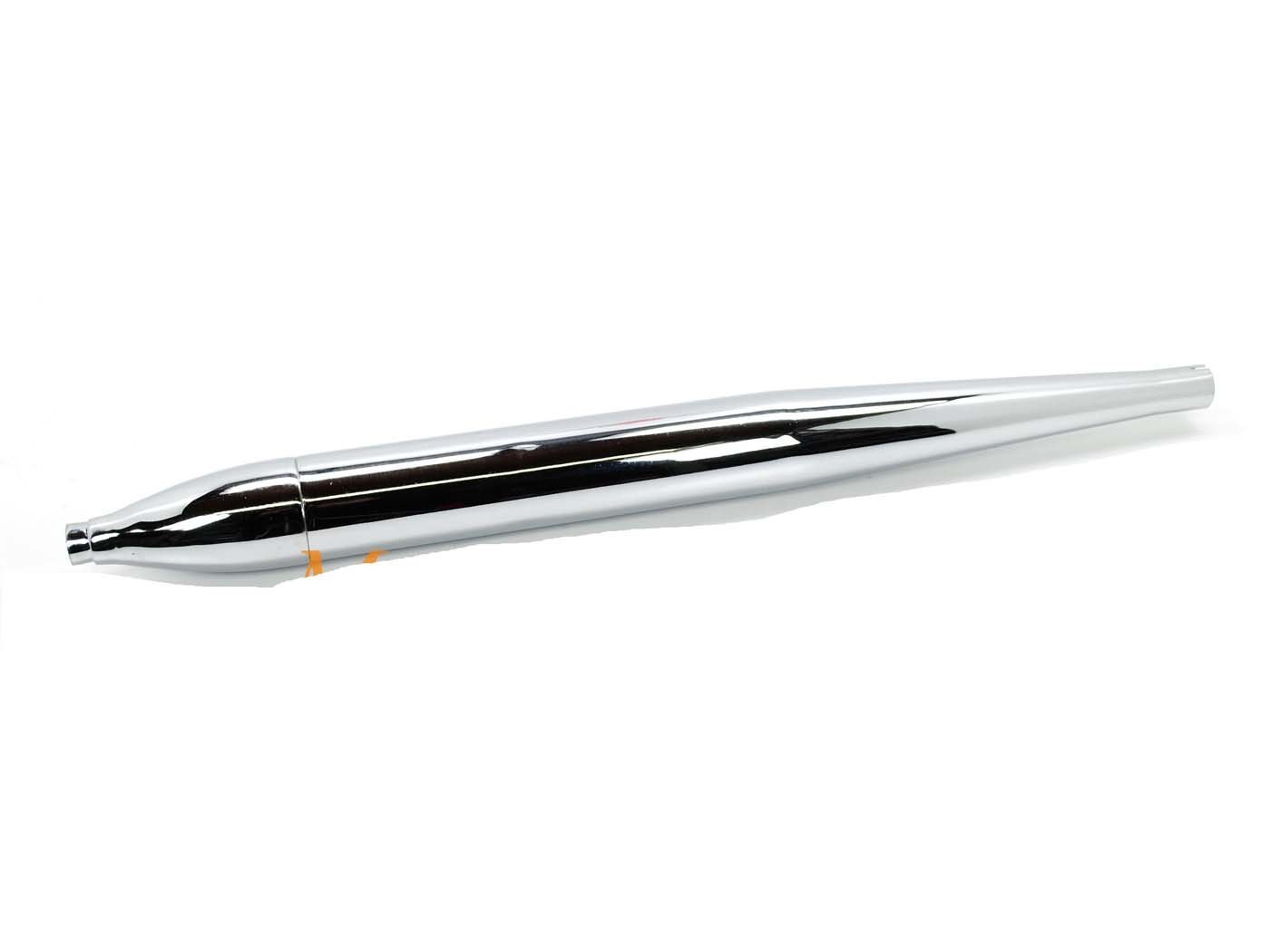 Exhaust Cigar Shape 60mm 690mm 26mm Chrome For Sport Combinette Type 510, 515, Super 423, 429, 428, 433