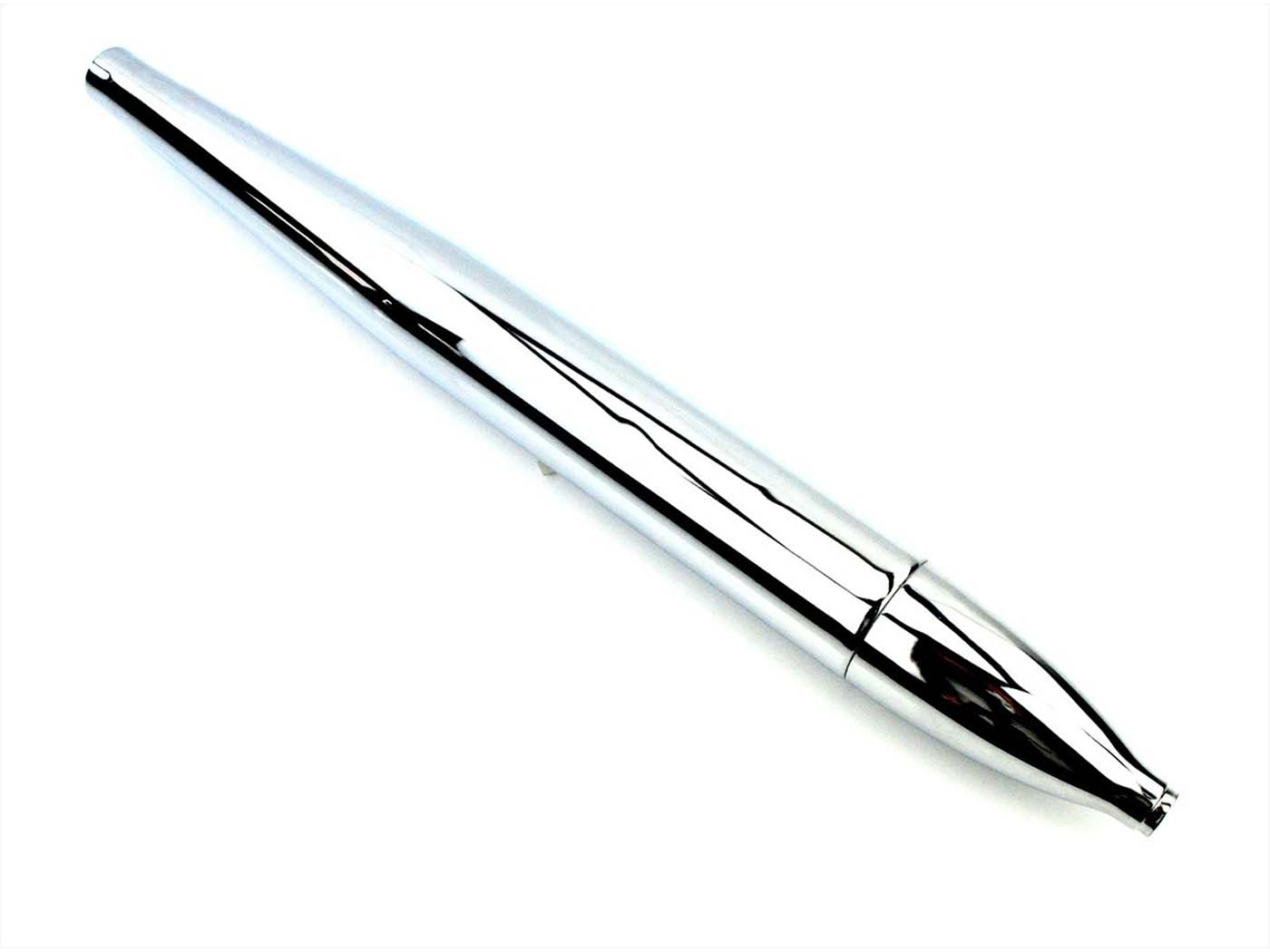 Exhaust 28mm Cigar Shape Chrome For Hercules Sachs Miele