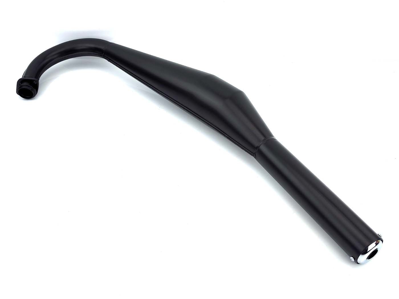 Exhaust Black Flange Connection 32mm Length 820mm Silencer Diameter 51mm For Hercules, DKW, Sachs Engine Type 501, 50 S