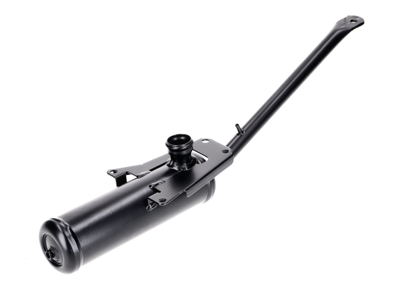 Black Metal Exhaust For Hercules Saxonette, Spartament Bike With Auxiliary Motor