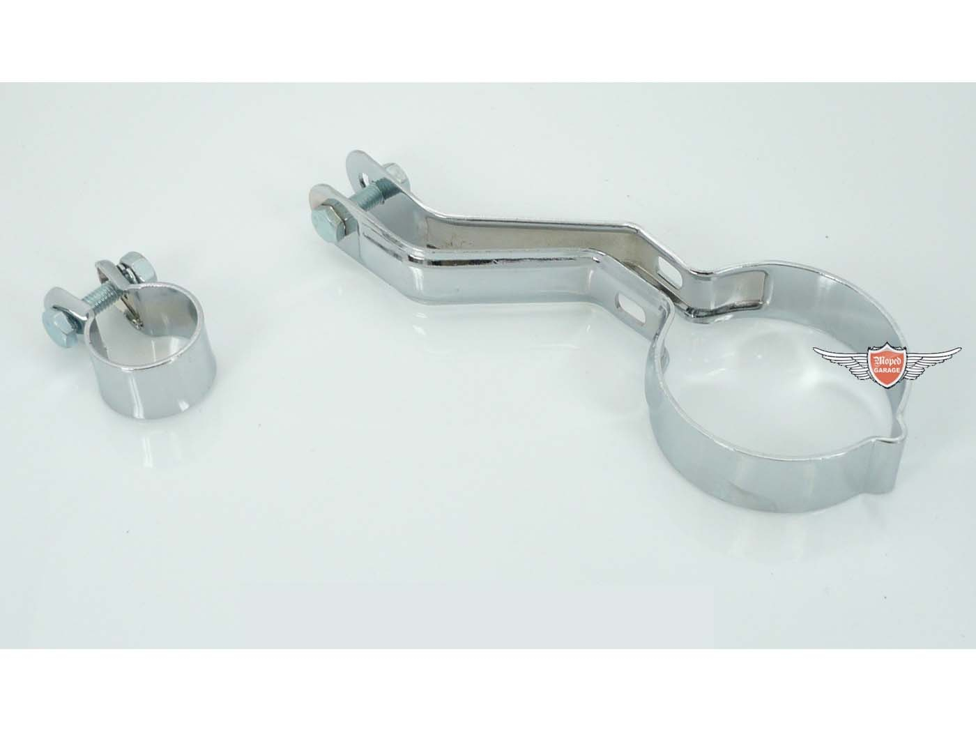 Exhaust Bracket Clamp Set Chrome For NSU Quickly