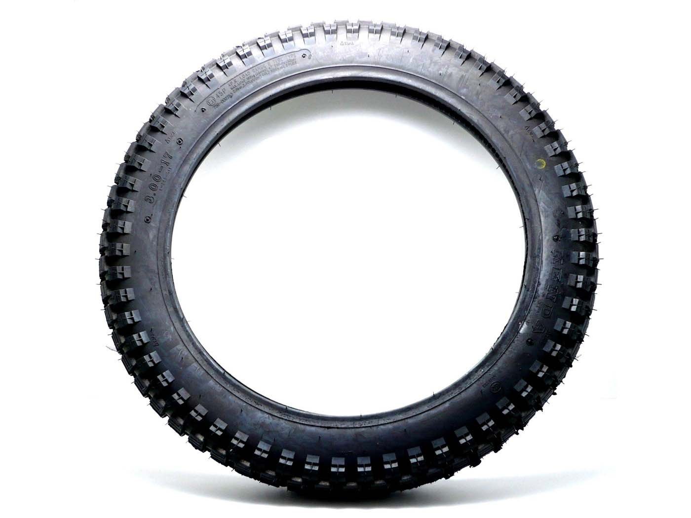 Kenda Tires 3.00 X 17 45P For Zündapp CX 25, 50, Hai Hercules Supra Enduro, KTM Bora Motobecane M Suzuki TS Yamaha DT 50 M, Kreidler Florett Mustang Cross, Garelli Enduro Mokick