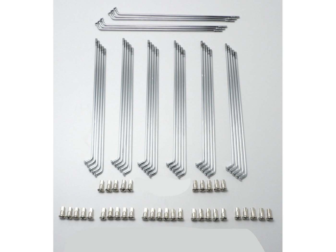 Spokes Chrome 160mm With Nipple (36 Pieces) For Puch, MV, MS, DZ, VS