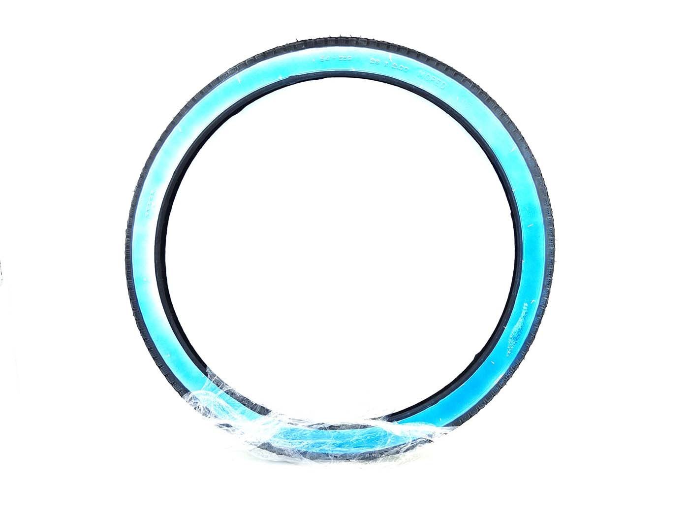 Tires Heidenau Nylon 26 X 2.00 Blue For Roadster, Quickly N, S, L, Kreidler K 50