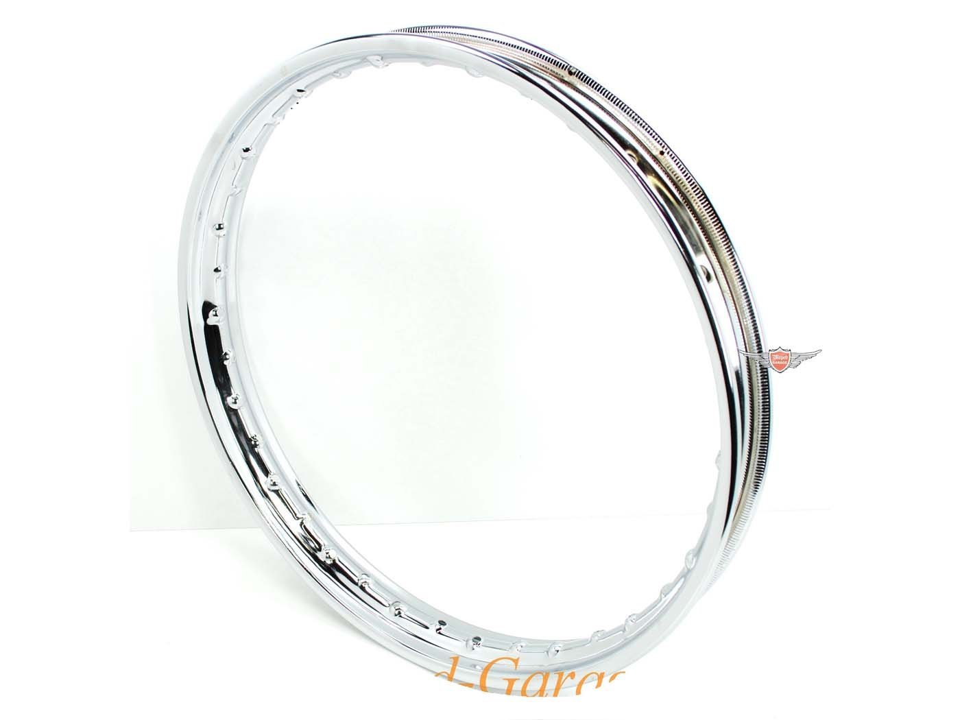 Chrome Rim 1.5 X 17 Inch 36 Holes For Miele, Simson, Kreidler, Zündapp, Hercules, Puch