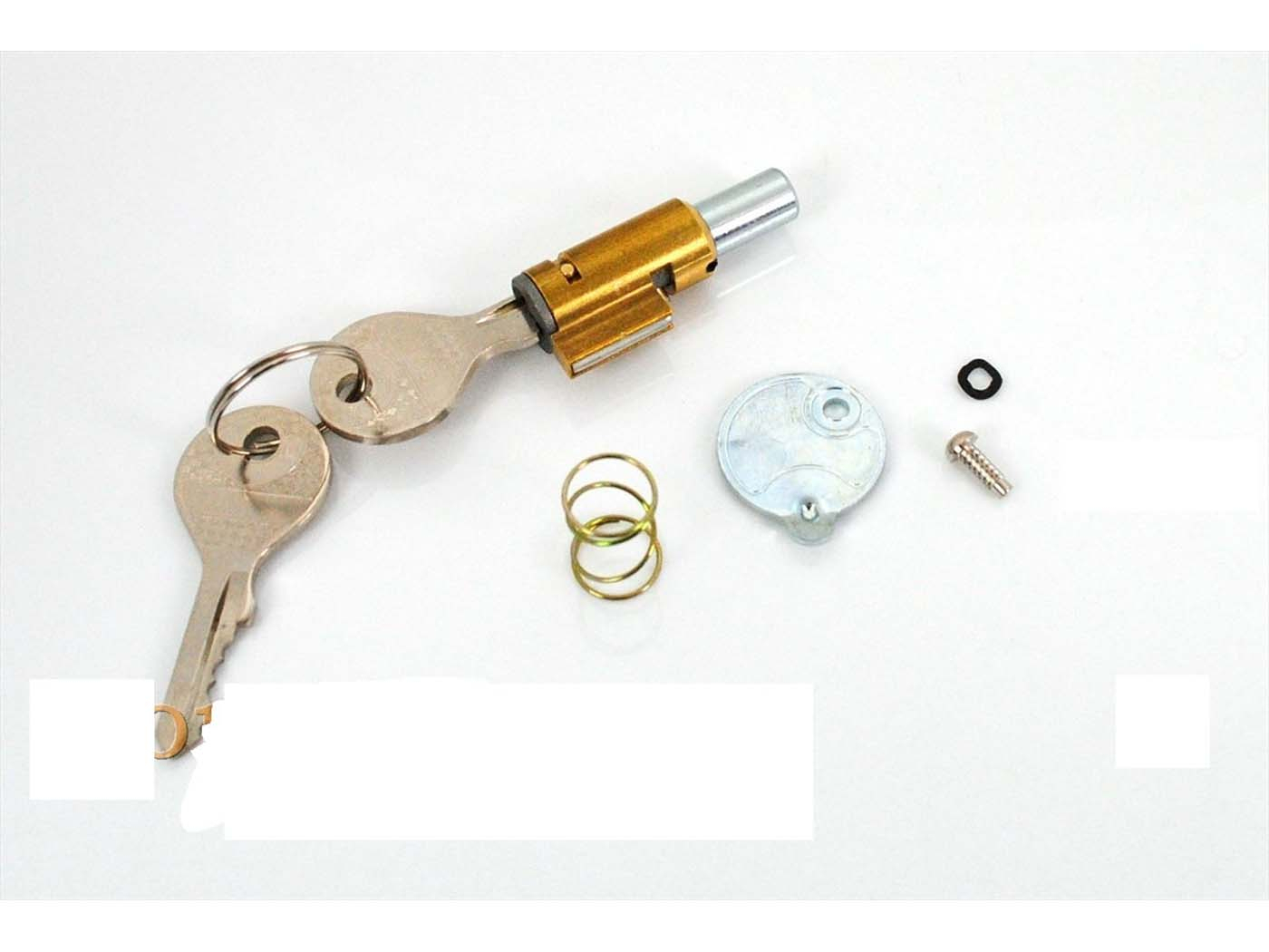 Handlebar Lock Keys 2 Keys Lock Bolt Diameter 8 Mm Lock Cylinder 12 For Hercules, Puch Maxi, X 30, Kreidler MF-2, MF 12, 13, DKW KTM