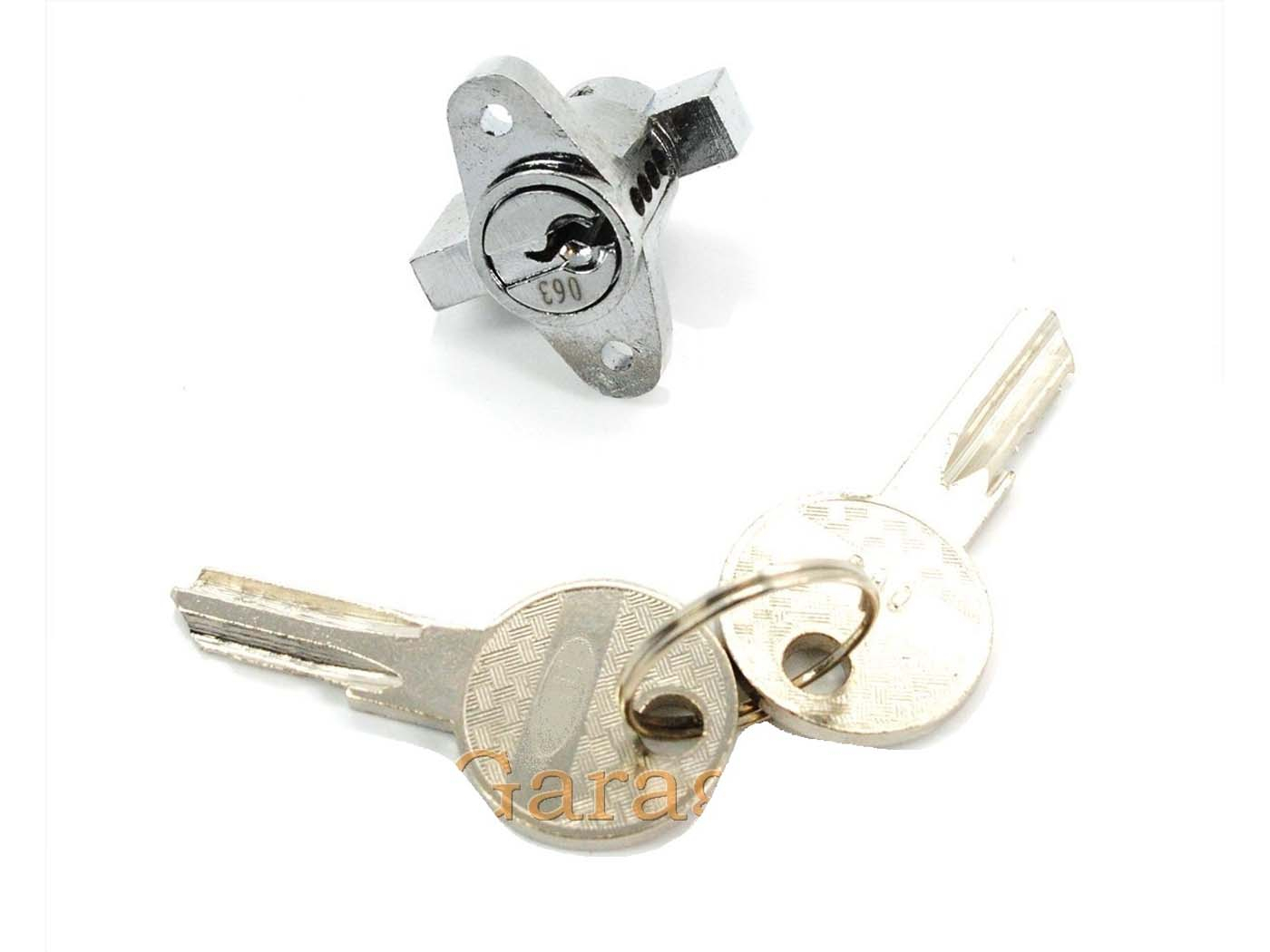 Tool Compartment Lock Key 2 For Florett, Flory, Hercules, KTM, Puch, NSU, Moto Guzzi