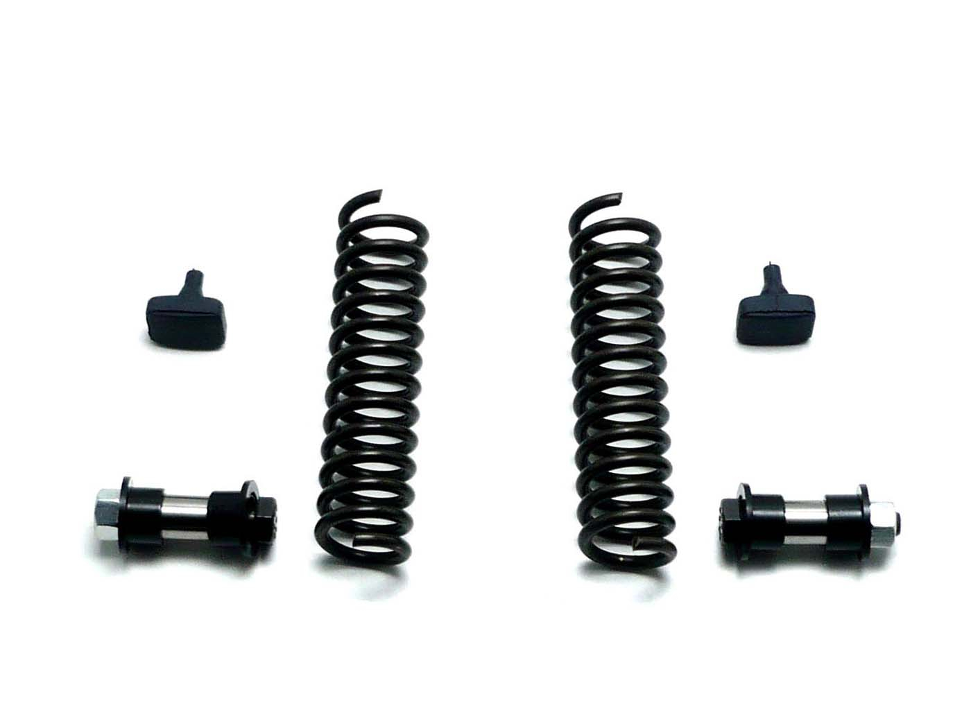 Repair Set Telescopic Fork Springs Bushes Bumpers Black For Piaggio Ciao