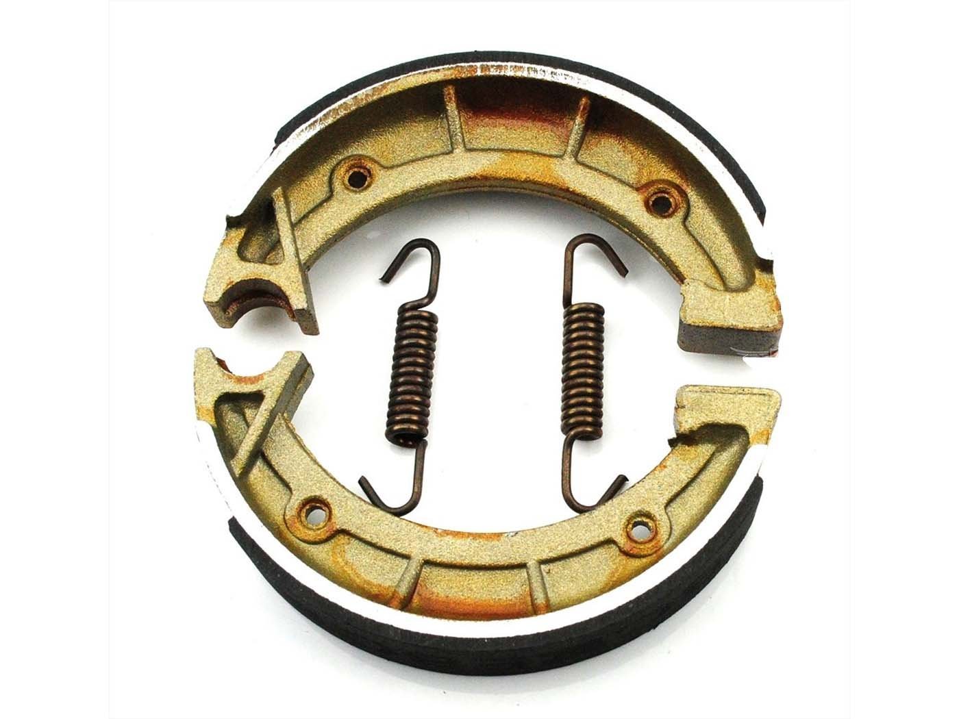 Brake Pads EBC With Springs 123x25mm For Hercules MK 1, 2, Supra 50 Enduro 4, XE 9, Type 542, 691, Fantic Trial, Enduro, Caballero, Trial 80, Gilera GR Prima GT, GX