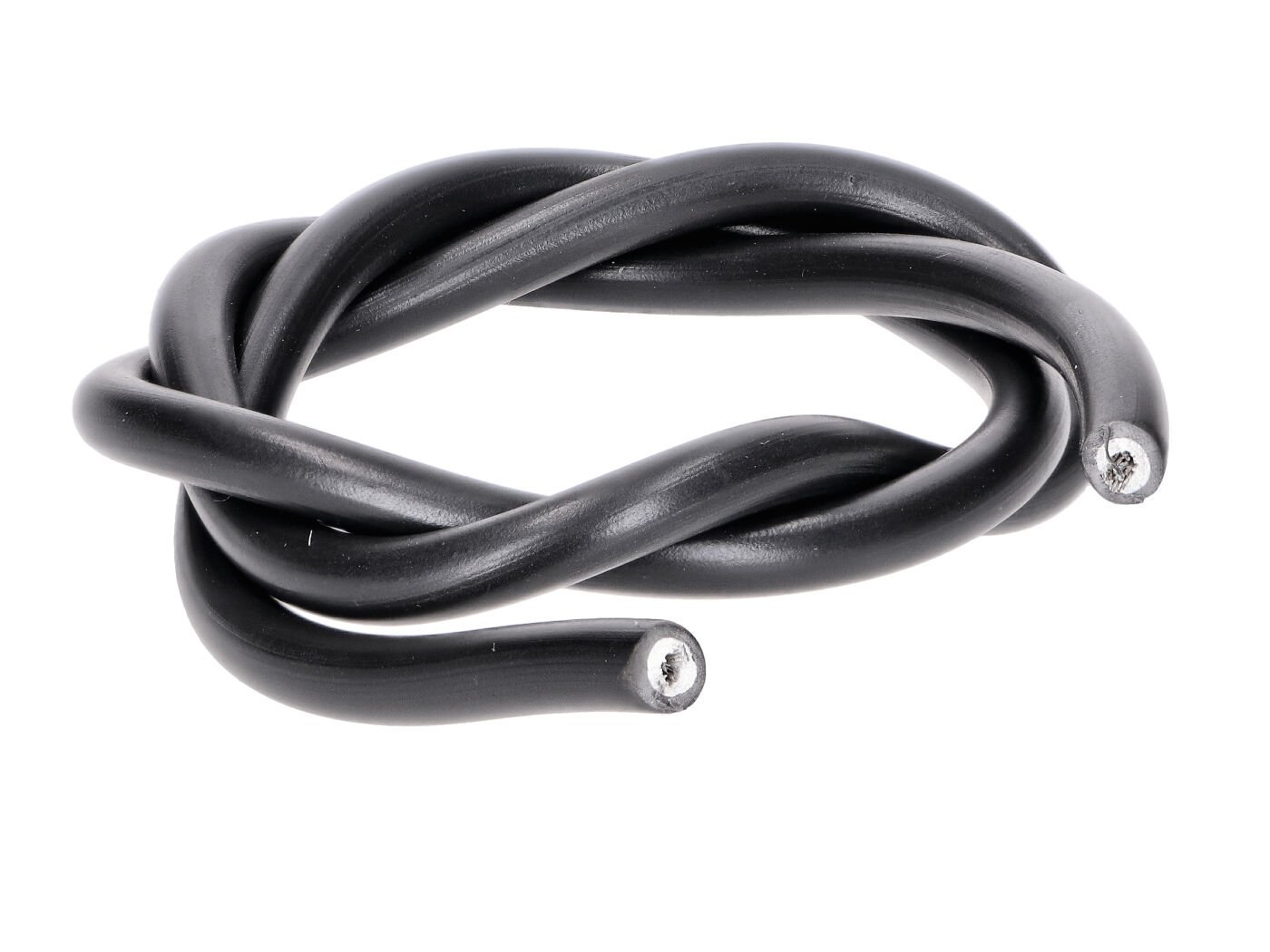 Ignition Cable Black 50 Cm 5mm For Zündapp Bergsteiger M 50, Mofa 25, Automatic Mofa, ZA, ZB, ZD 10, 20, TS, ZR CS, CX, Hai, GTS, C, KS Combinette, Hercules MX 1, Prima, M, MK, K, HR 219, 220, Kreidler Florett, Flory, MF, Puch Maxi, Monza, X, MS, VS, DS