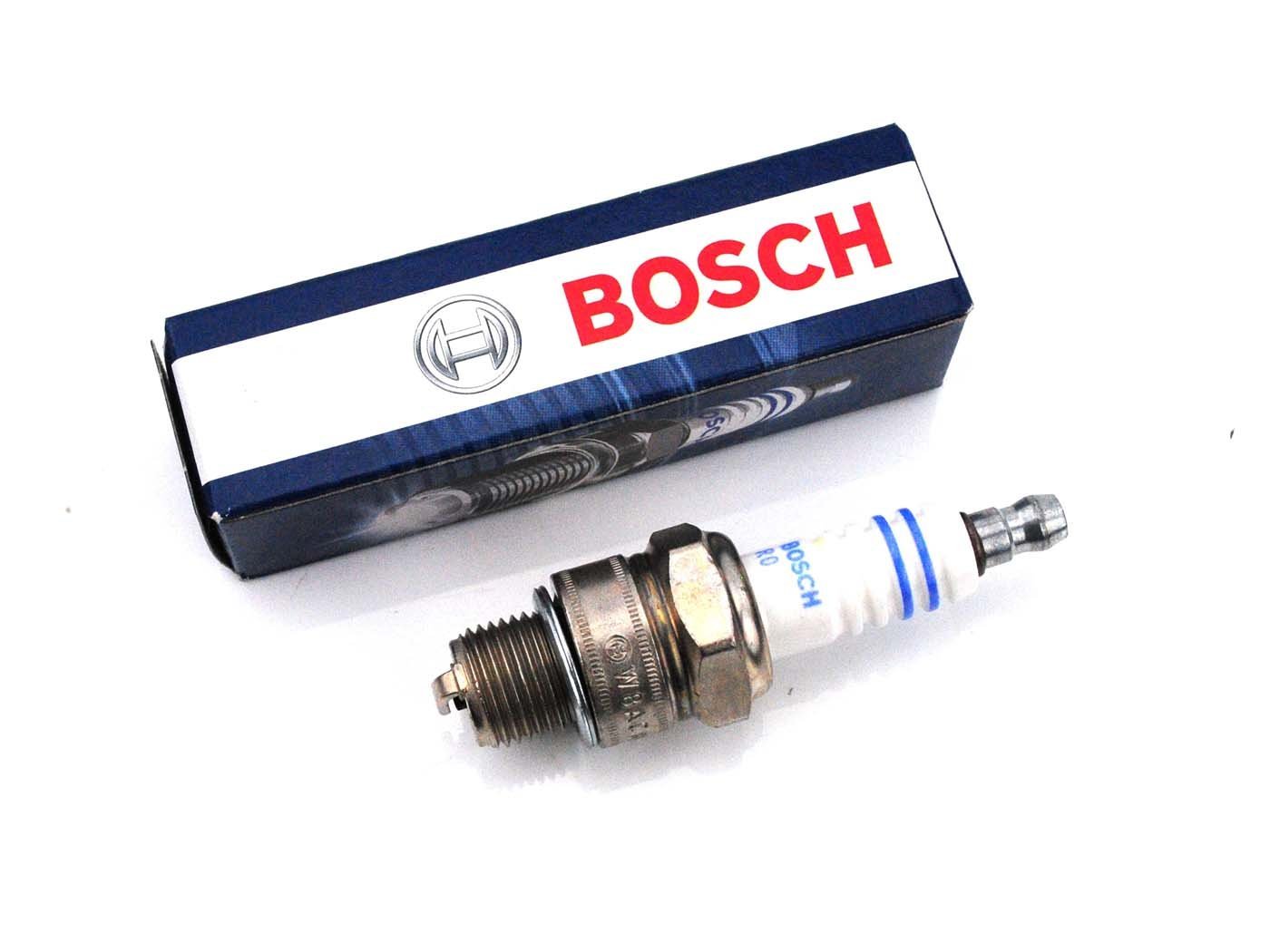 Spark Plug Bosch W145T1 W8AC For Automatic Moped, ZA, ZB, ZD 10, 20, 25, 50 TS, ZR Bergsteiger M 25 Type 434, Hercules MX 1, Prima, M, Kreidler Florett, Flory MF, Puch Moped