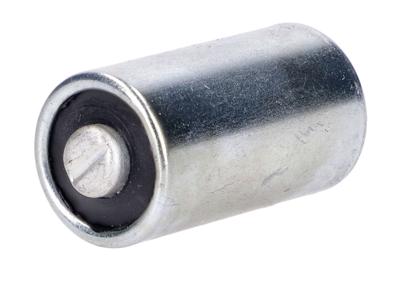 Condenser Goebel Ignition 18mm X 35mm Solder Connection For Zündapp ZD, CS, CX, Hai, GTS, C, Hercules MK, K, Kreidler Florett, Puch Monza, KTM, DKW, Rixe, Mofa, Mokick, KKR, Moped