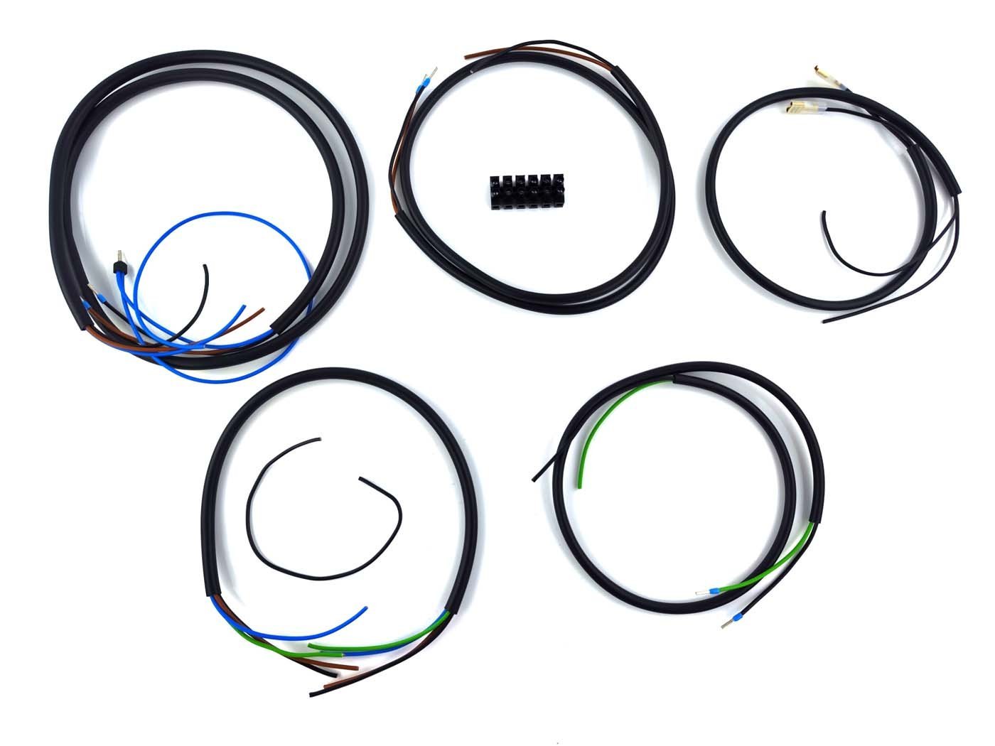 Wiring Harness Goebel Complete Black For Zündapp, KS 50 Super Sport Type 517