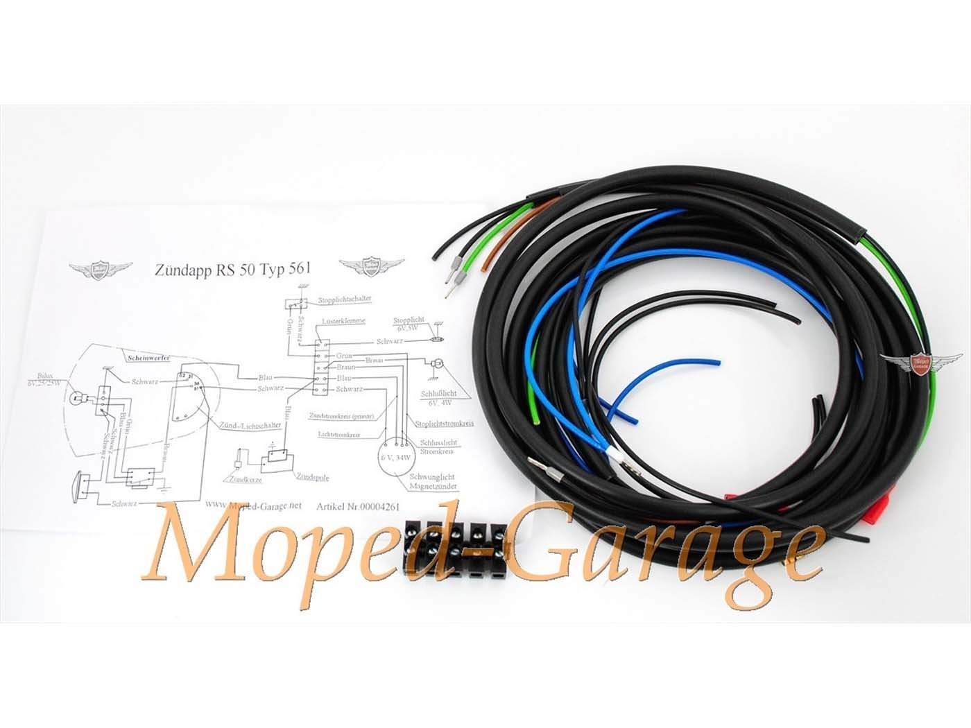 Wiring Harness RS 50 For Zündapp Scooter Type 561