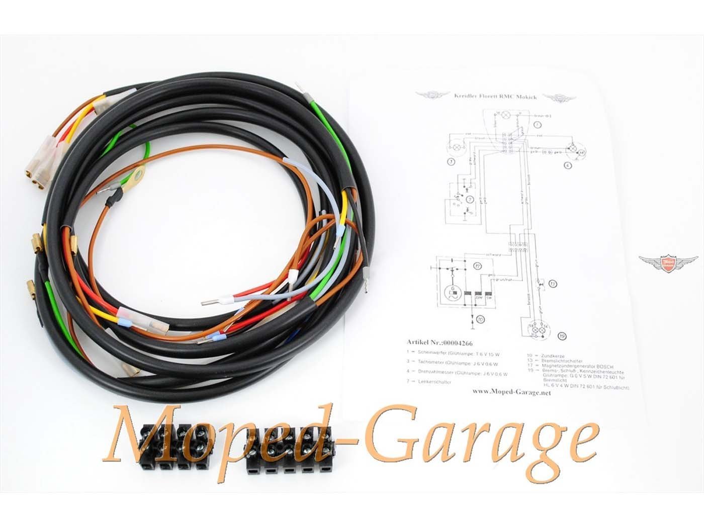Wiring Harness Moped For Kreidler Florett RMC